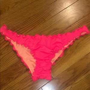 Victoria Secret Size Large Pink Bathingsuit Bottom